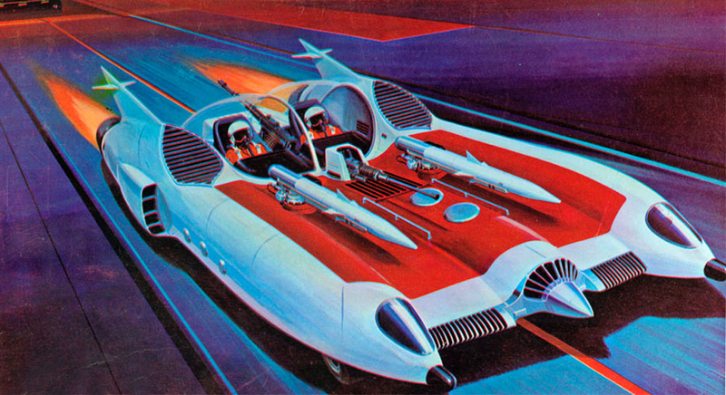 Illustration for article titled The Future Of Transportation Used To Look So Much More Sensational